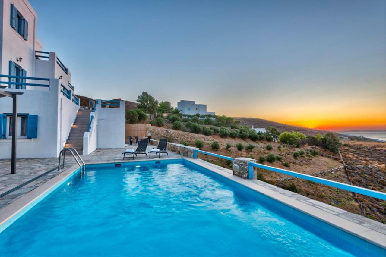 Oceania House With Sea View Villa Poszidonía Kültér fotó