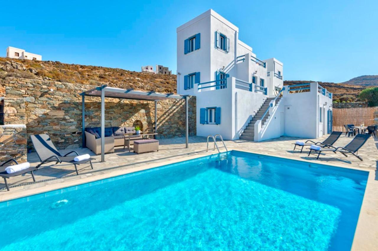 Oceania House With Sea View Villa Poszidonía Kültér fotó