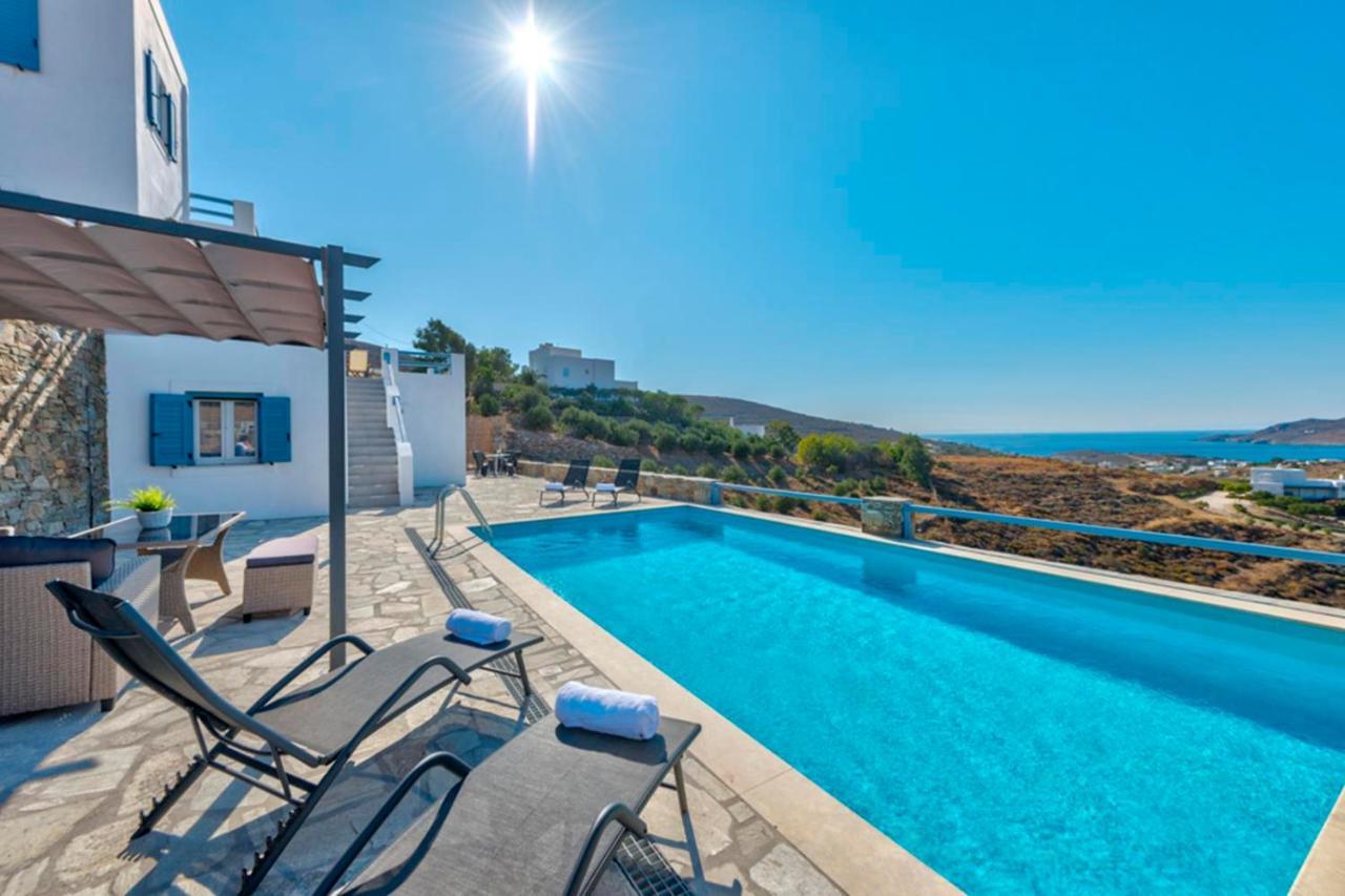Oceania House With Sea View Villa Poszidonía Kültér fotó